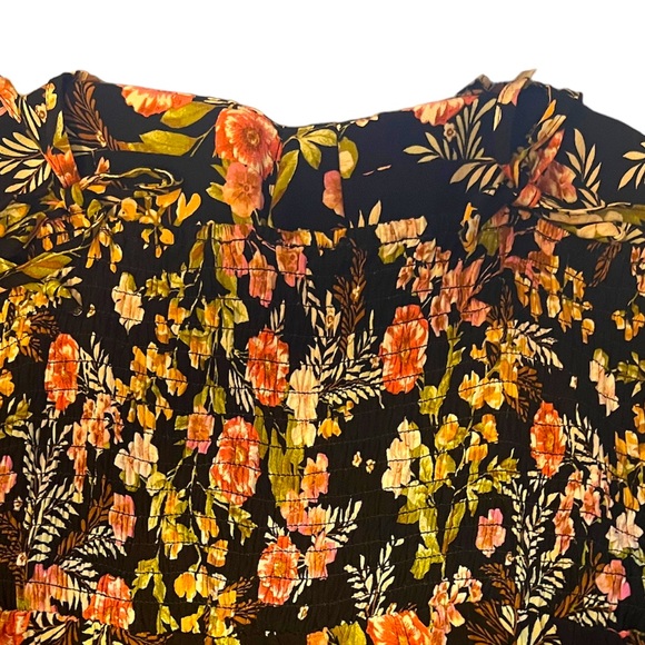 Lily Rose XXL JUNIOR Dress Floral Tropical Dress Spaghetti‎ Strap Sweetheart Top - Picture 5 of 6